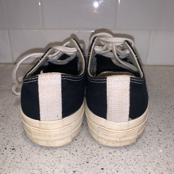 Black Lowtop Comme deś GARÇONS Mens 4 Womens 6 - Picture 2 of 7